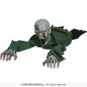 Crawling Zombie Animated Prop with Light, Sound & Movement, 110 cm