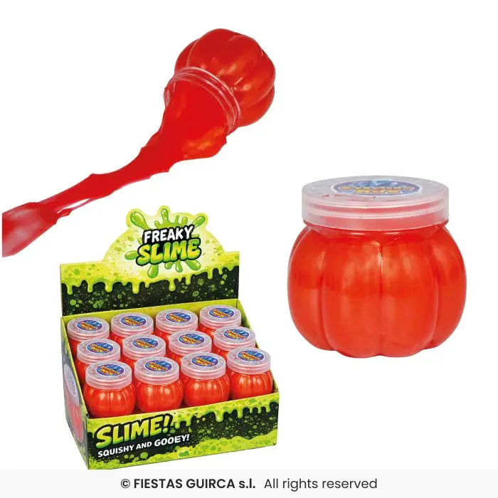 Orange Halloween Slime Bottle