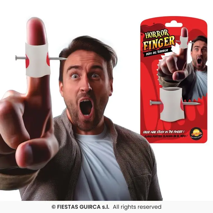 Nail Through Finger Prank