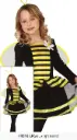 Little Bee Girls Costume with Black Tutu