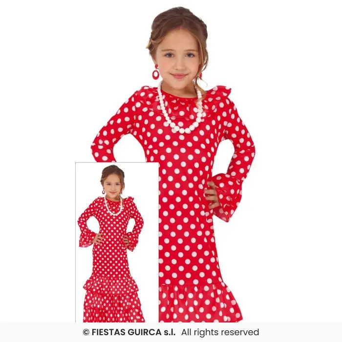 Flamenco Dancer Girls Costume