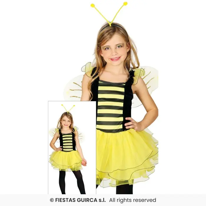 Bumble Bee Girls Costume with Yellow Tutu