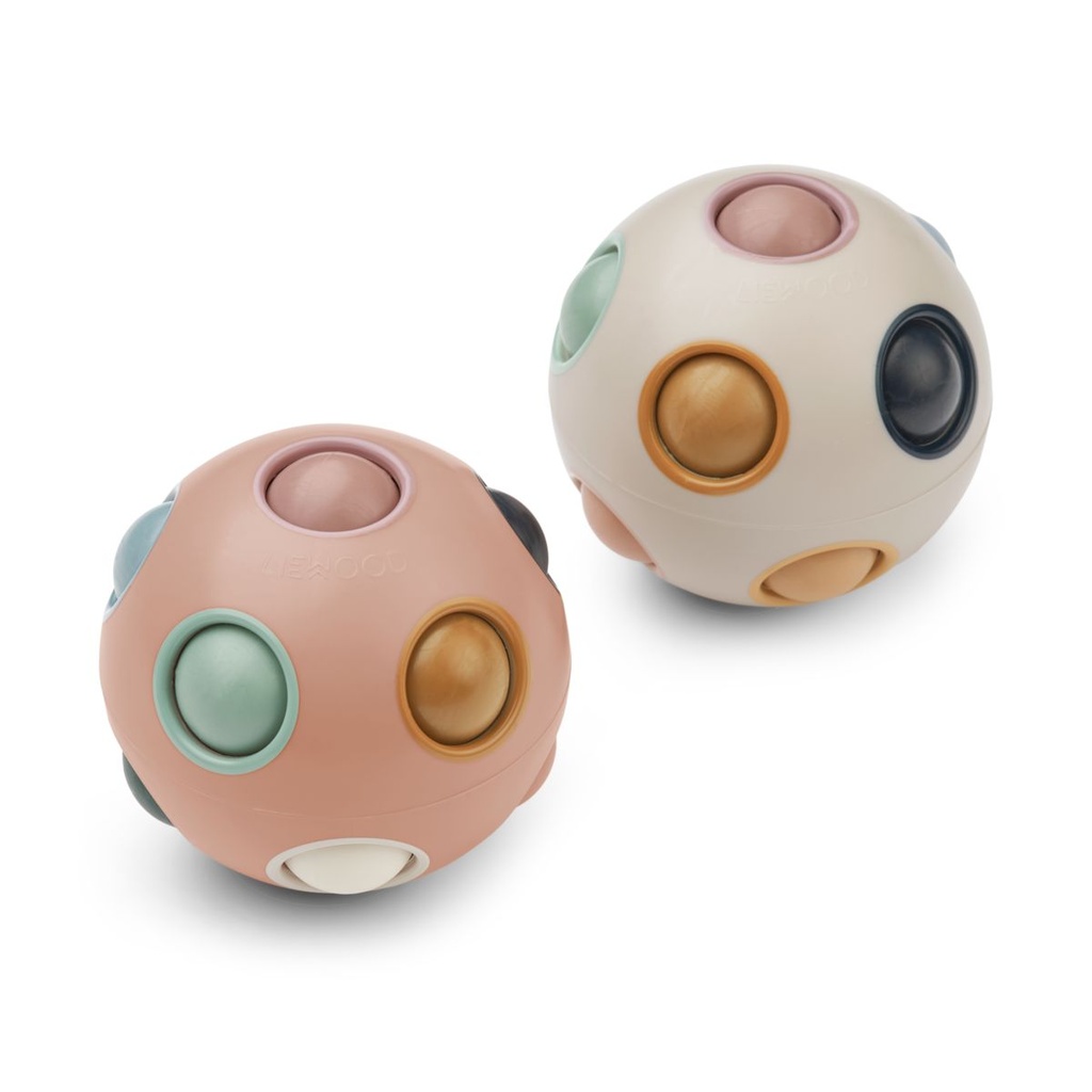 Solene Puzzle Ball 2-Pack - Pale Tuscany Multi Mix