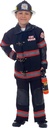 Black Firefighter Kids Costume
