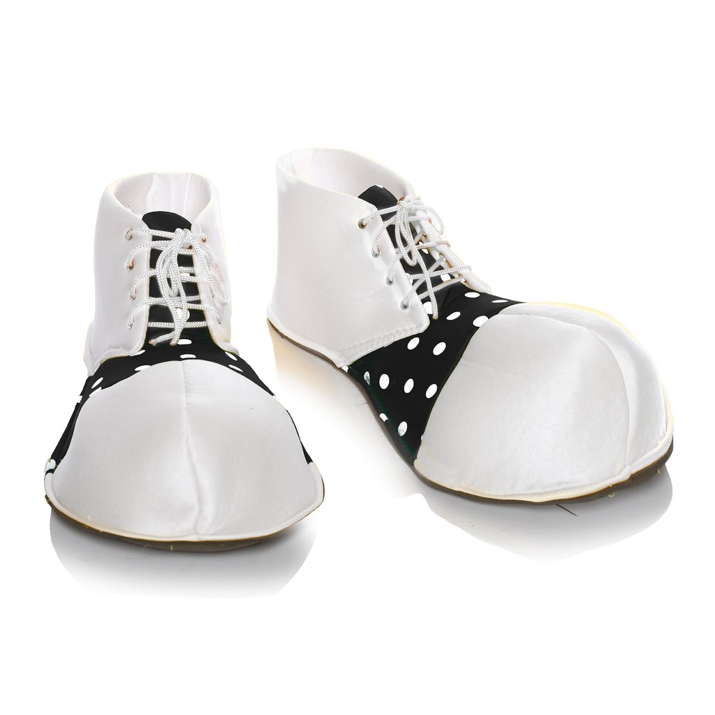 Oversized White Clown Shoes - Adult