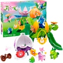 BRIO Flora Flower Village Playset, 25 Pieces