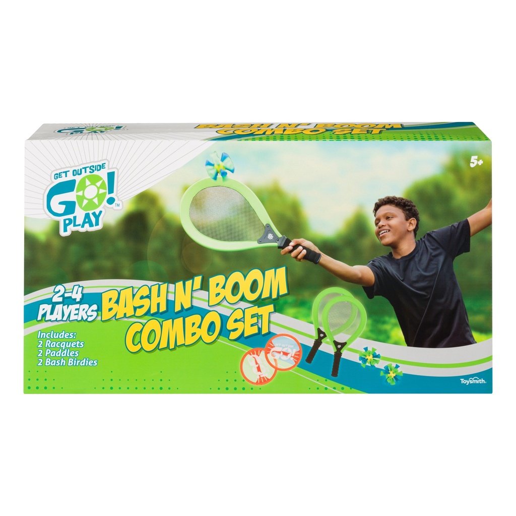 Bashminton & Boom Paddle Outdoor Game Set