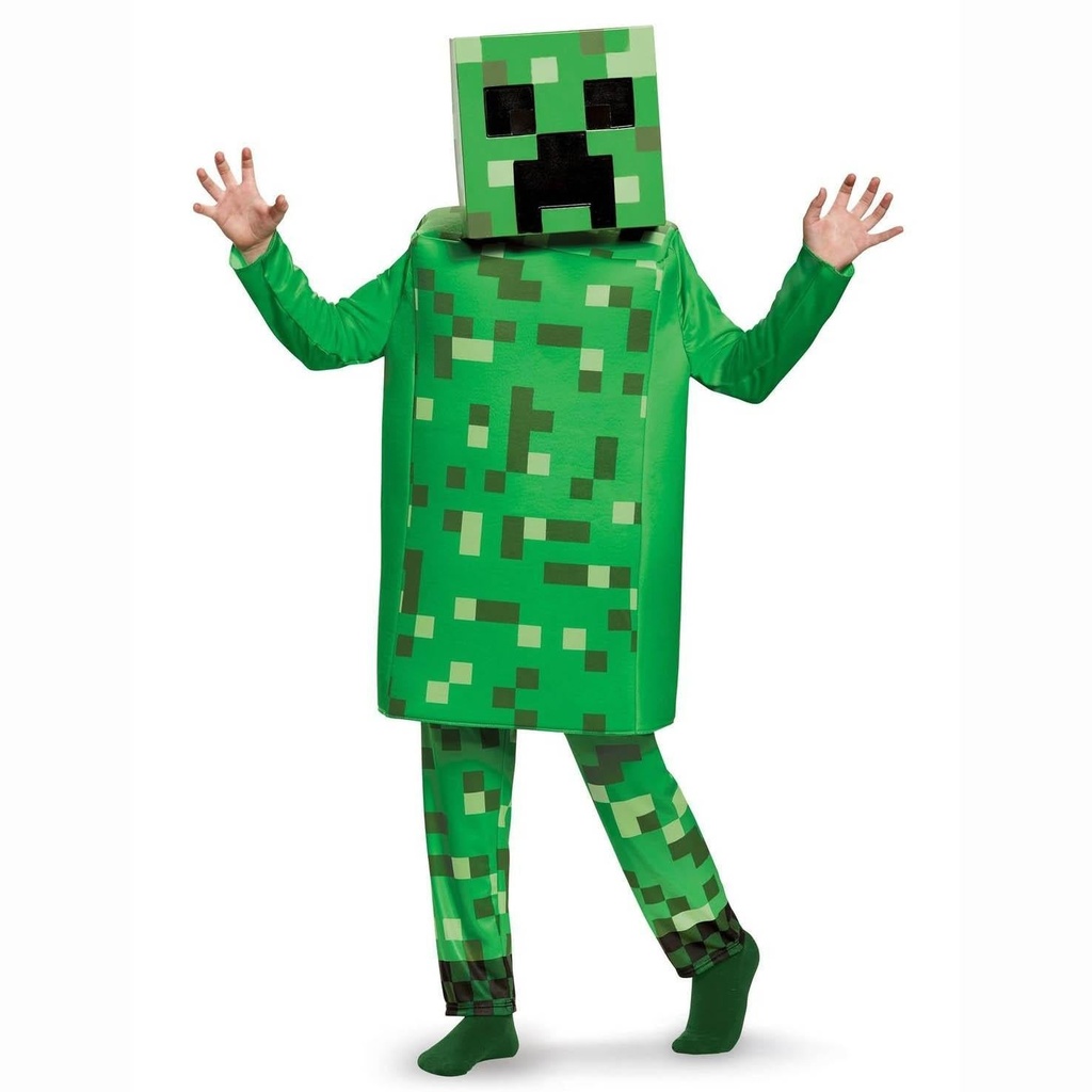 Minecraft Creeper Kids Costume