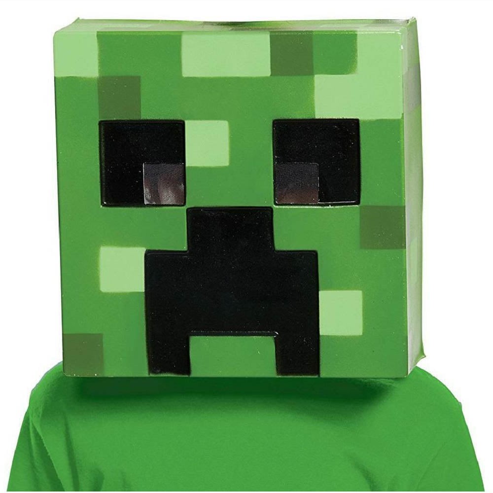 Minecraft Creeper Half Mask