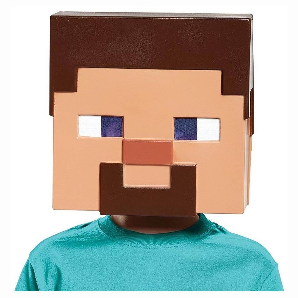 Minecraft Steve Half Mask