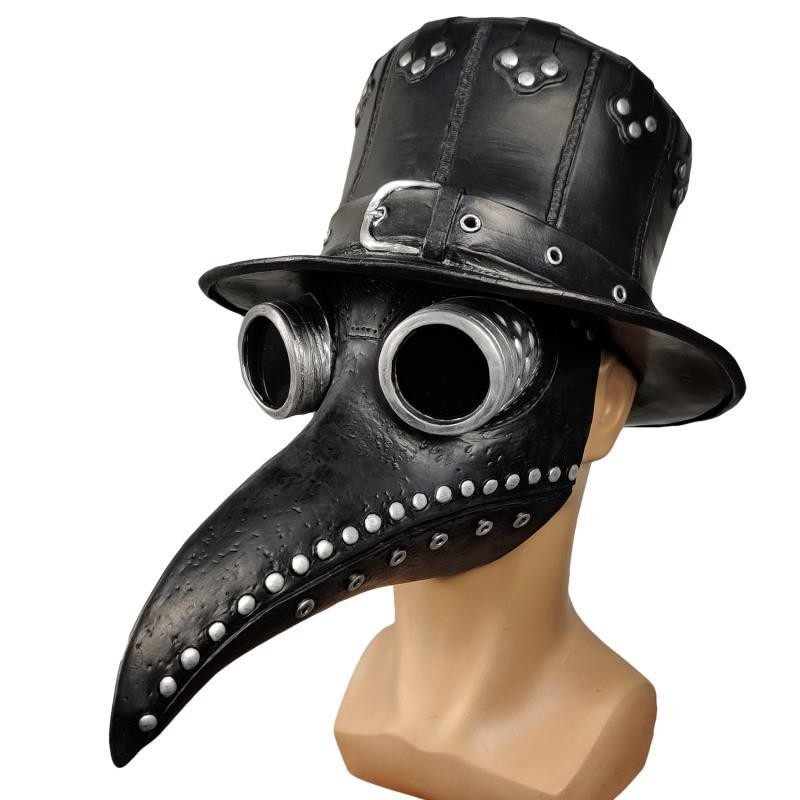 Plague Doctor Mask & Hat Set