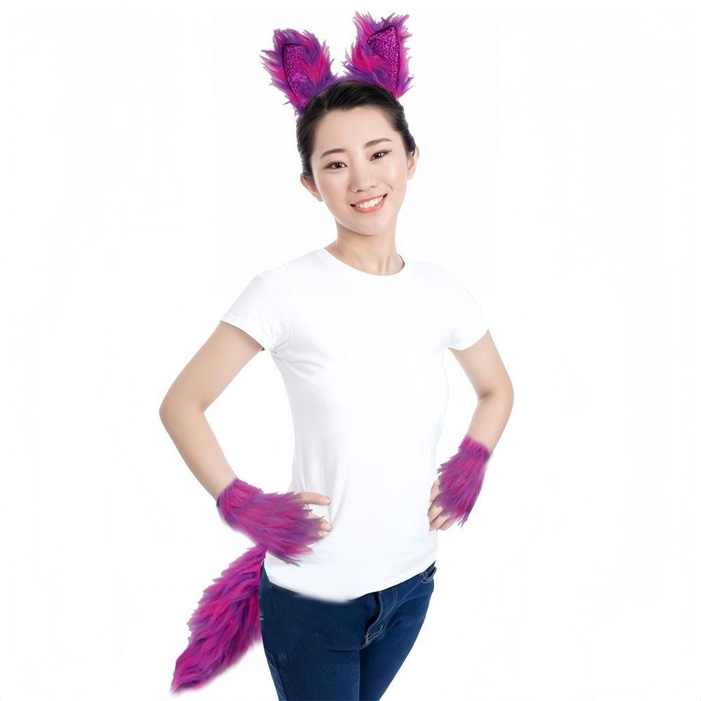 Fox Ears, Paws & Tail Set