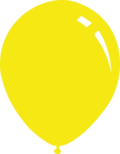 [111111754] 11 Inch Latex Balloons  100ct-Yellow