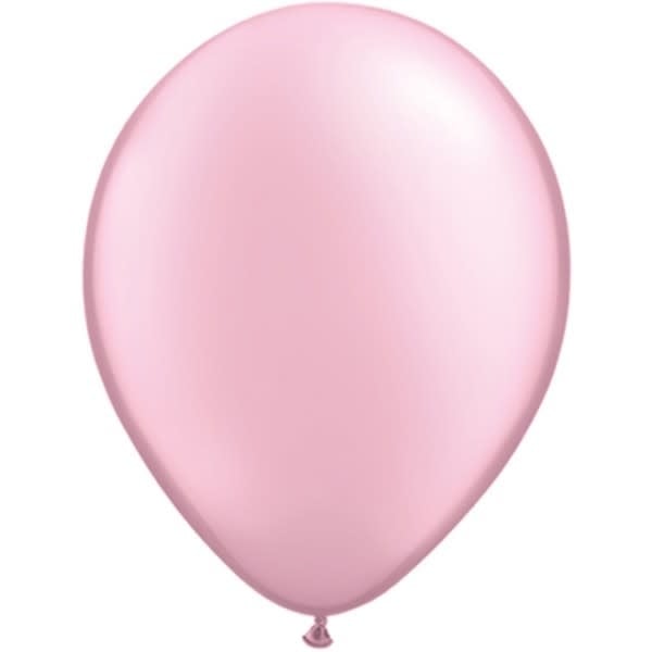 11'' Qualatex Pearl Latex Balloons 100 ct-Pink
