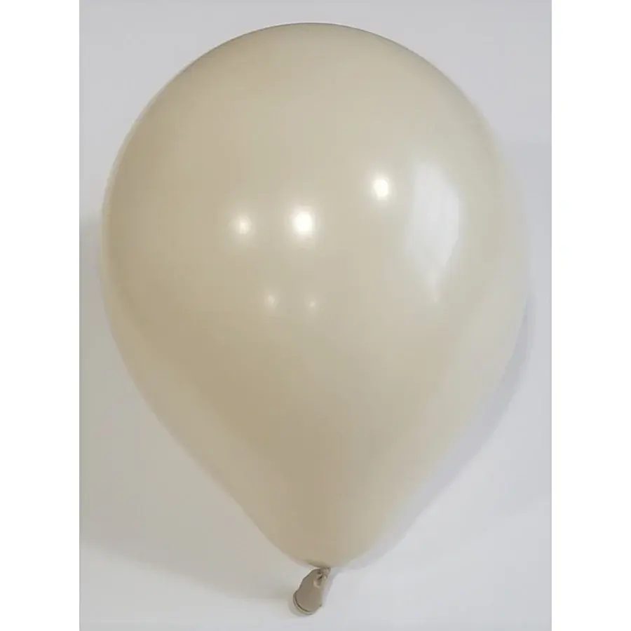 12 Inch Latex Balloons 100ct-Retro White Sand