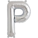 16 Inch Airfill Balloon Letter P SIlver
