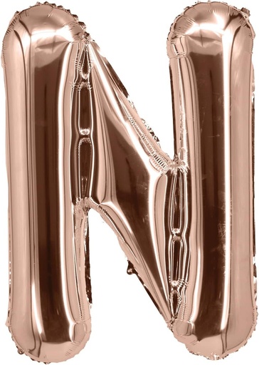 [107229379] 16 Inch Balloon Letter Rose Gold-N
