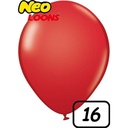 16 Inch Latex Balloons 50ct-Standard Red