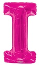 16"Mylar Airfilled Balloon Rose Pink Letter I
