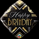 18 Inch Mylar Balloon Happy Birthday Art Decoration-PKG