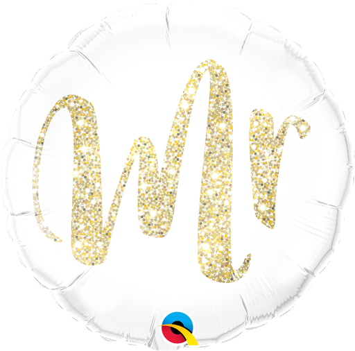 [34679712] 18" Mr Glitter Gold - Pkg Bridal & Wedding