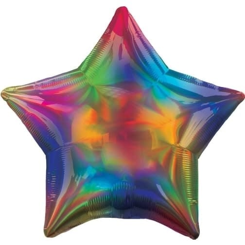 19" Iridescent Star - Flt 