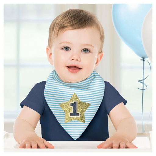 [63301747] 1st Birthday Boy Bib First Birthday Boy