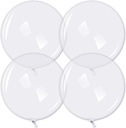 2 Pcs 20 Inch bobo  Clear Bubble Balloon