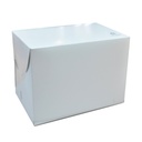 2 Piece White Cardboard Box  - (15X10.5X10.5) Inches 1/pk