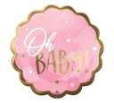 22" Pink Baby Girl Jmb - Flt First Birthday Girl