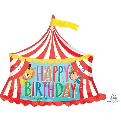 [34679871] 28" Circus Tent Hbd Shp - Flt Circus