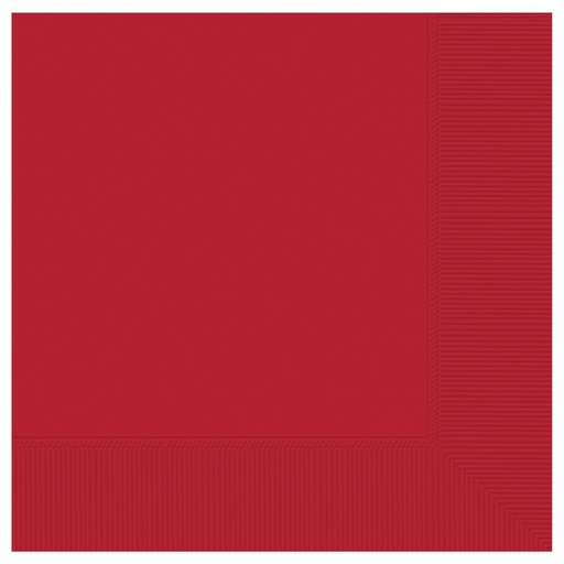 [98327248] 3-Ply Beverage Napkins, Mid Ct. - Apple Red