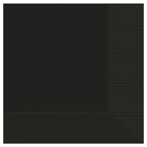 [98327246] 3-Ply Beverage Napkins, Mid Ct. - Jet Black