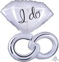 30" Mylar - Wedding Rings Bridal & Wedding