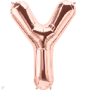 32" Balloon Letter Rose Gold - Y