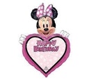 34 Inch Mylar Balloon Happy Birthday Minnie Forever