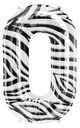 34" Number 0 Zebra