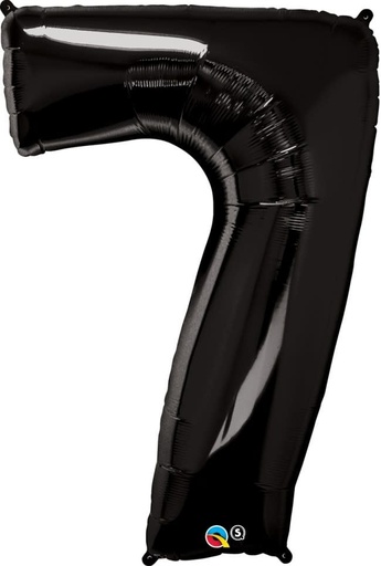 [32383121] 36" Black Balloon Number  7