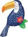 37" Tropical Jungle Toucan - Flt Jungle Animals