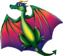 45" MYTHICAL DRAGON SHP - PKG