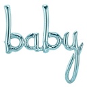 46" Script Baby Pastel Blue -Pkg Baby Boy
