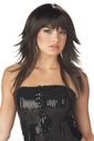 Adult Medium Brown Wig - Feathered & Flirty