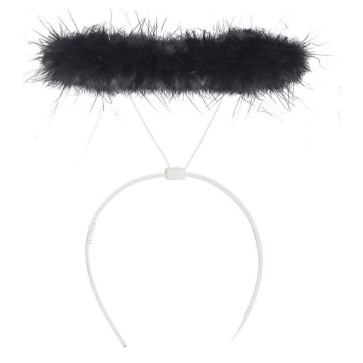 [87749099] Angel Halo Headband-Black