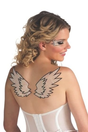 [35884685] Angel Wings Glitter Tatto Stickers & Tattoos