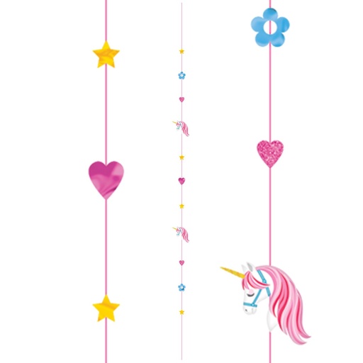 [34810611] BALLOON FUN STRINGS - UNICORN