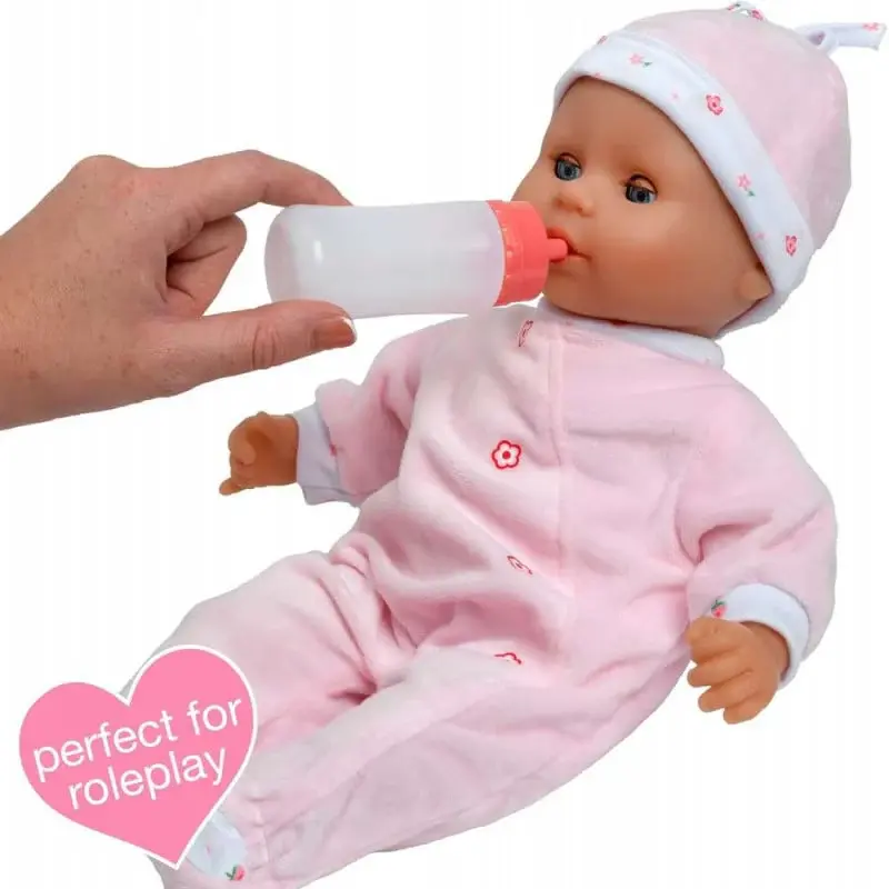 Baby Doll With Bean Filled Bum-38Cm (15 Inches) Doll Accessories