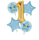 Balloon Bouquet Boy 1St Birthday