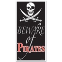 Beware Of Pirates Door Cover Halloween