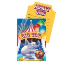 Big Top Bday - Invitations Circus