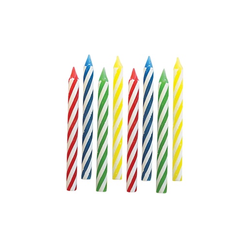 [98327330] Birthday Candle Spiral Assortment - Primary